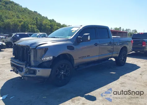 2018 Nissan Titan Xd Sl Diesel из США, поврежденный, VIN 1N6BA1F4XJN550152